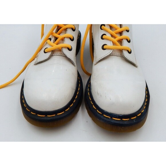 Doc Martens Boots Women’s Size 7 Softy White Air Wair Bouncing Sole AW501 1460W - Picture 5 of 12
